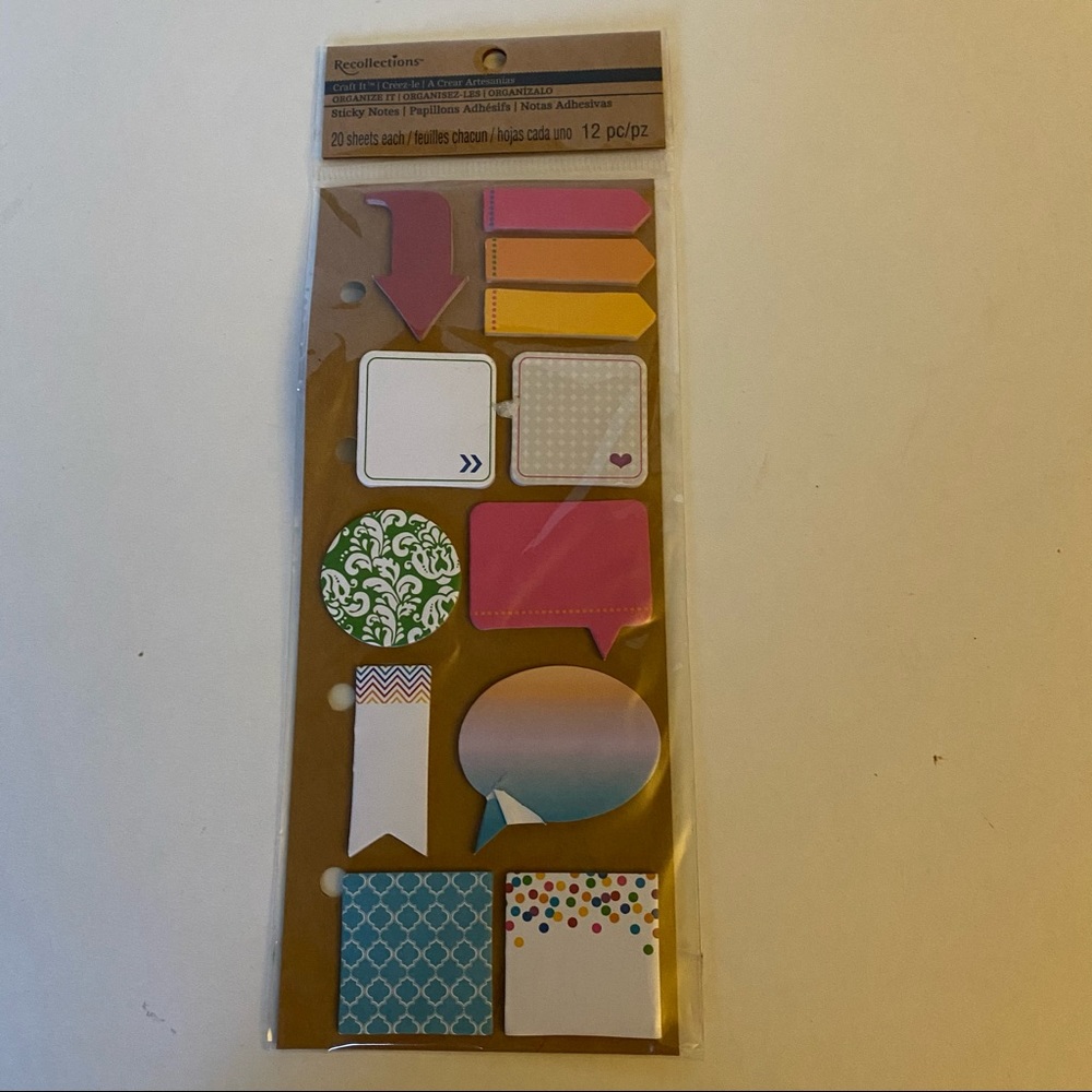 Recollections sticky notes for planner